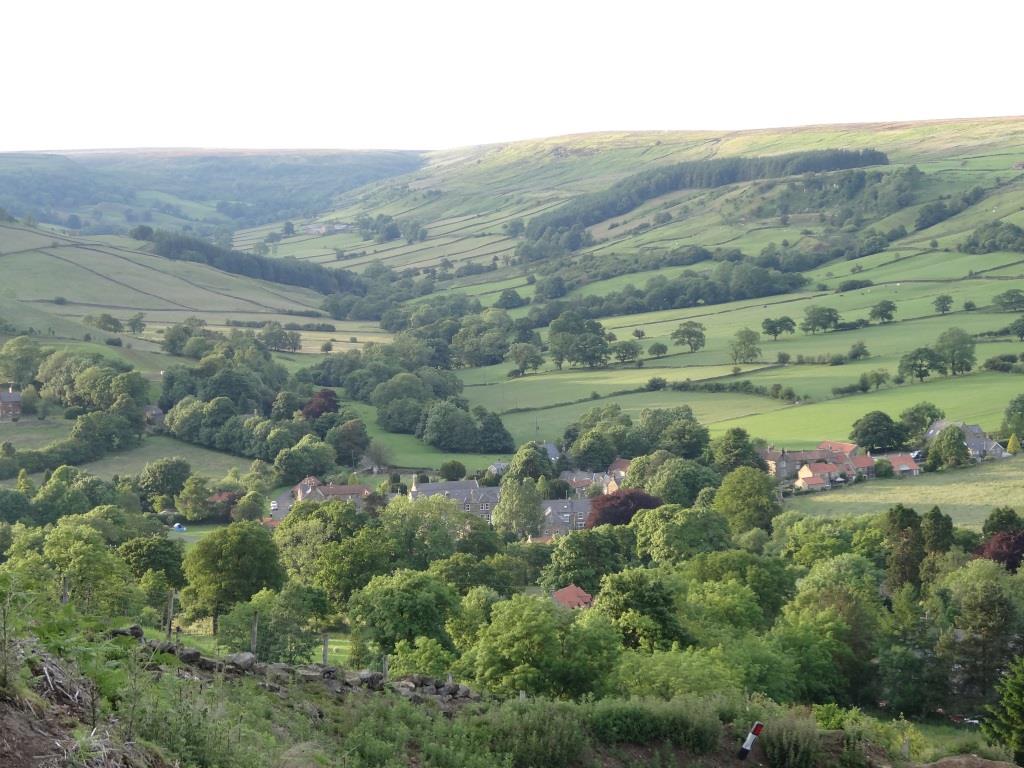 Rosedale Abbey from Chimney Bank Top